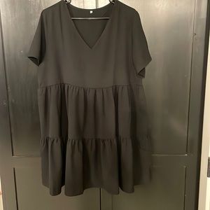 Black tier dress